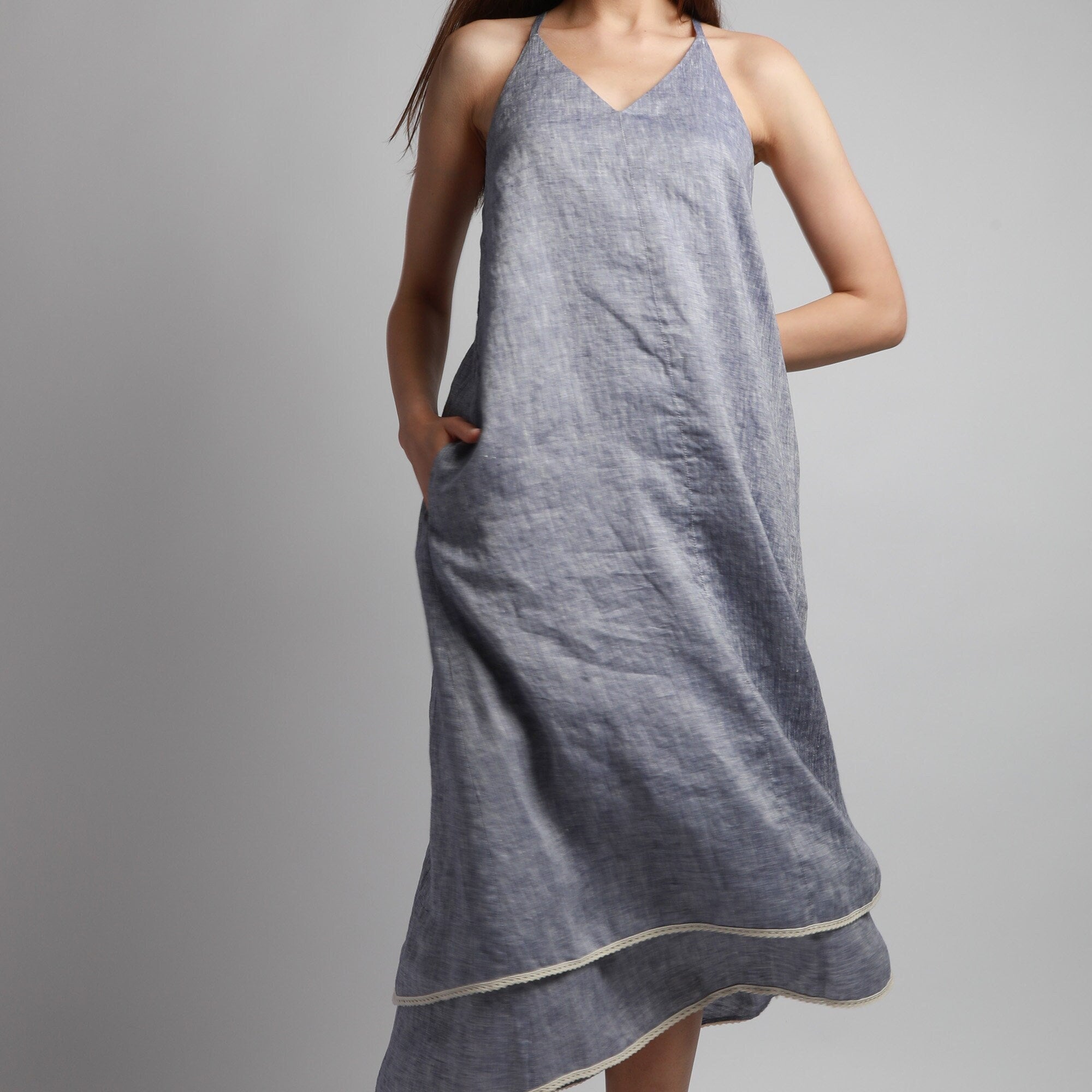 Ready Ship Size Xs Color Blue Melange Sierra