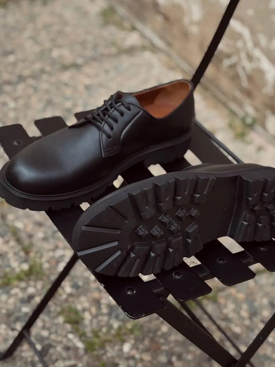 Leather Men's Shoes Casual Black Shoes For Everyday